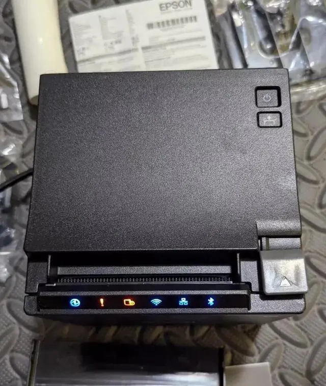 Alt view image 3 of 7 - Ep,son TM-m30II (112): USB + Ethernet + NES + BT, PS, EU, Black Receipt Printer
