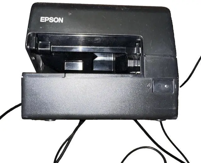 Alt view image 4 of 7 - Ep,son TM-H6000V Thermal Receipt Printer Multifunction M253B No Power Adapter