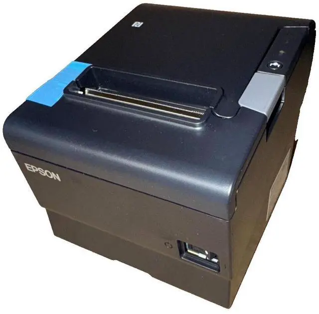 Main image of Black Ep,son TM-T88VI M338A Thermal Receipt Printer 80mm USB Serial Ethernet PSU