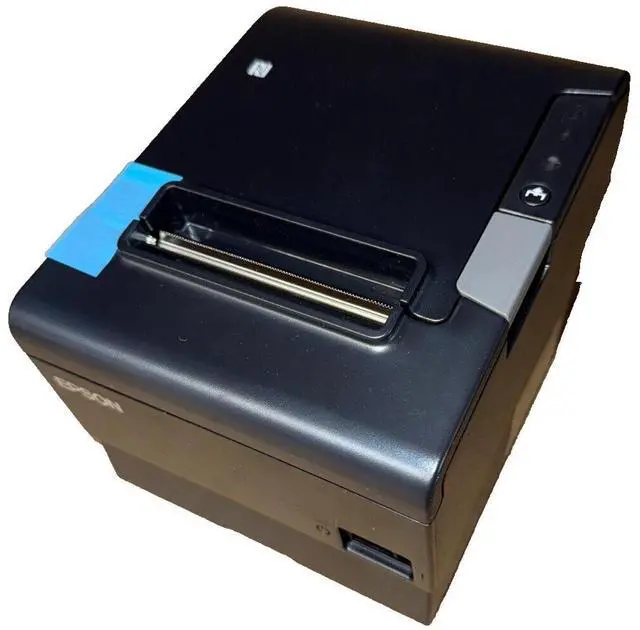 Alt view image 2 of 7 - Black Ep,son TM-T88VI M338A Thermal Receipt Printer 80mm USB Serial Ethernet PSU