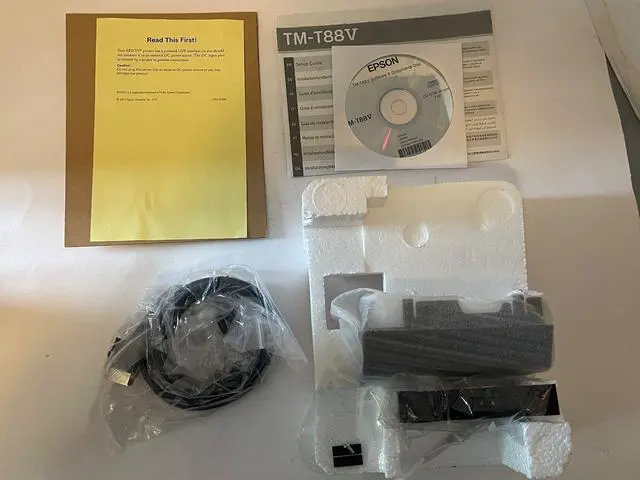 Alt view image 6 of 7 - Ep,son TM-T88V M244A Thermal POS Receipt Printer POWERED PLUS USB