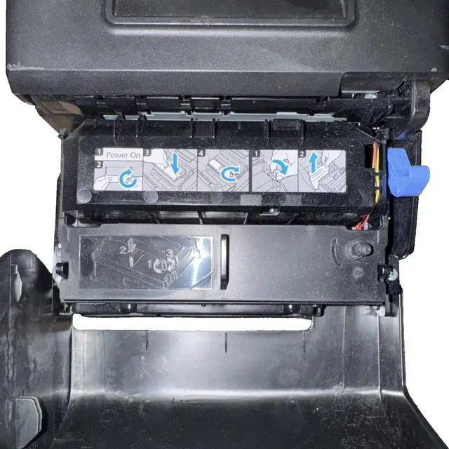 Alt view image 4 of 7 - Ep,son TM-H6000V Thermal Receipt Printer Multifunction M253B No Power Adapter