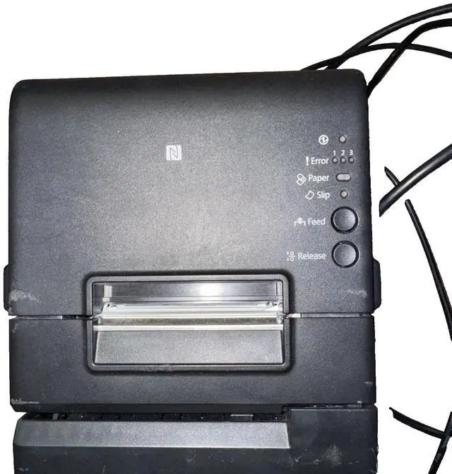 Alt view image 3 of 7 - Ep,son TM-H6000V Thermal Receipt Printer Multifunction M253B No Power Adapter