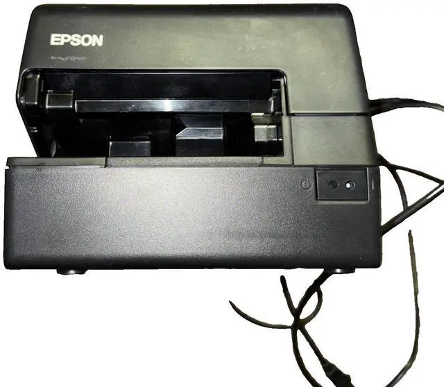 Alt view image 5 of 7 - Ep,son TM-H6000V Thermal Receipt Printer Multifunction M253B No Power Adapter