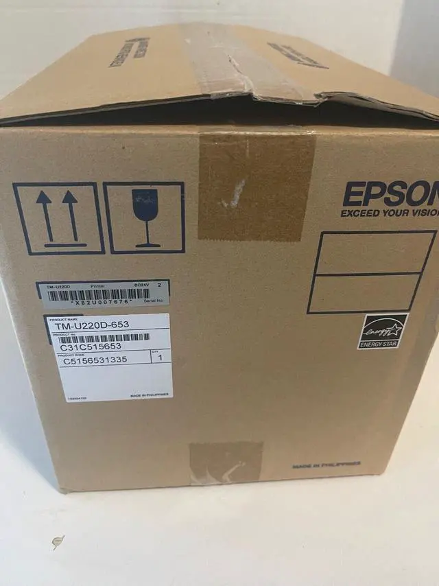 Alt view image 3 of 7 - Ep,son TM-U220D M188D Dot Matrix POS Receipt Printer ETHERNET
