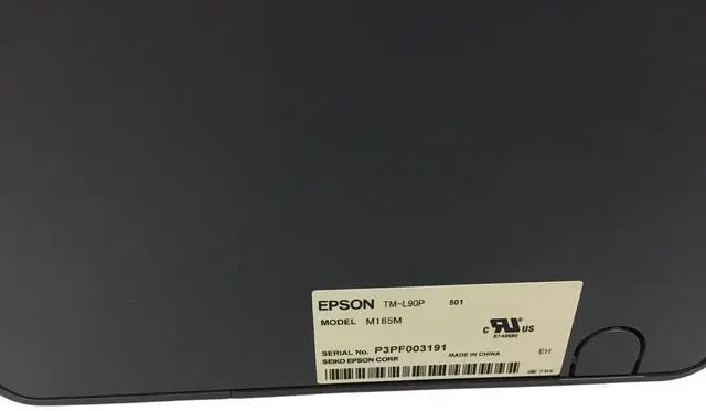Alt view image 7 of 7 - Ep,son TM-L90 M165M TM-L90P Thermal Receipt Printer With AC Power Adapter