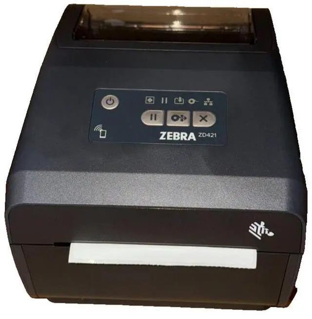 Alt view image 4 of 7 - Ze,bra ZD421 Label Printer 4" Direct Thermal 203dpi USB BT Light ZD4A042-D0EM00EZ