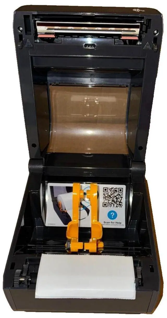 Alt view image 5 of 7 - Ze,bra ZD421 Label Printer 4" Direct Thermal 203dpi USB BT Light ZD4A042-D0EM00EZ