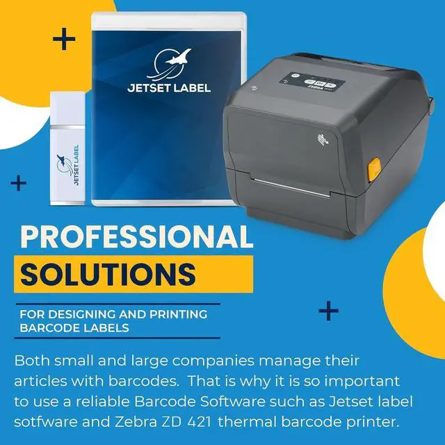 Alt view image 5 of 7 - Ze,bra ZD421 Thermal Bar Code Label Printer ( ZD4A042-301M00EZ )