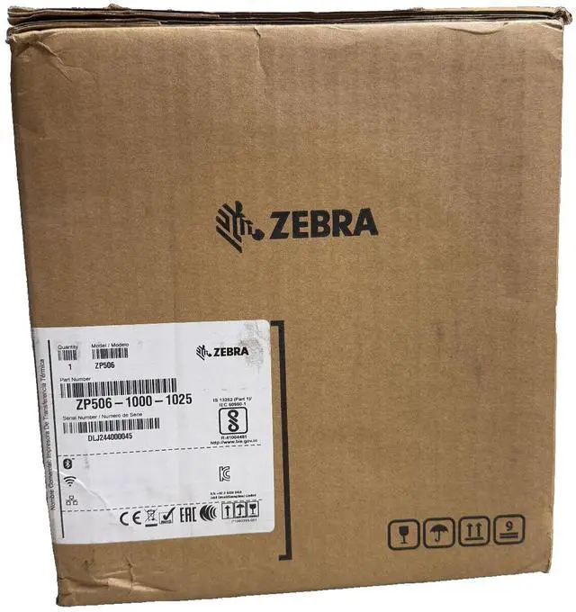 Alt view image 7 of 7 - Ze,bra ZP506 Thermal Label Printer ZP506-1000-1025