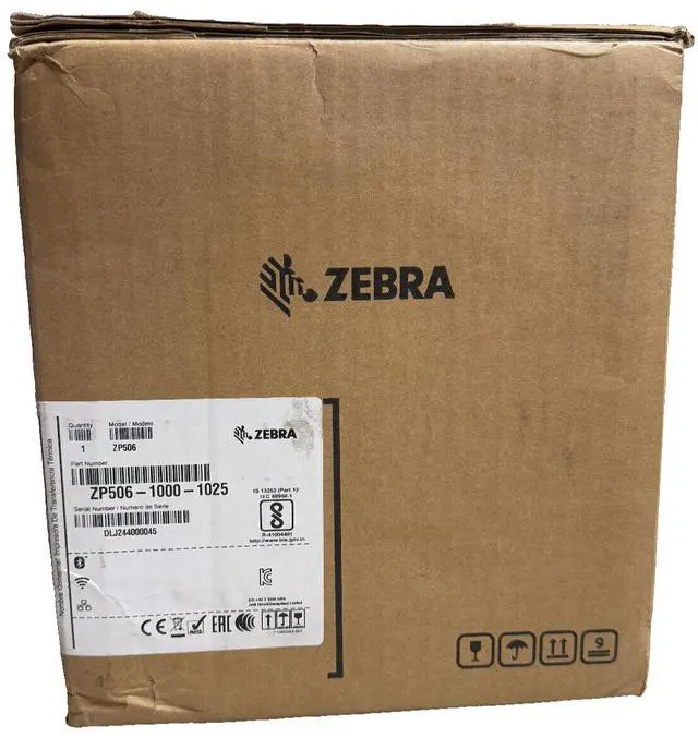 Alt view image 6 of 7 - Ze,bra ZP506 Thermal Label Printer ZP506-1000-1025