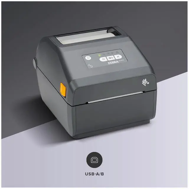 Alt view image 2 of 7 - Ze,bra ZD421 8UM760 Direct Thermal Printer