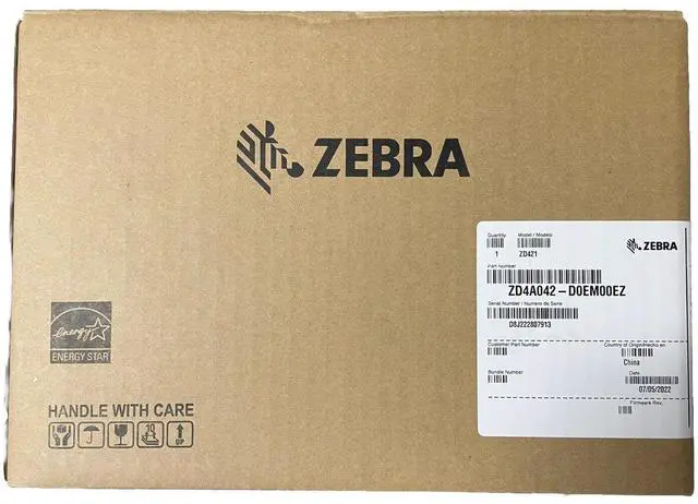 Alt view image 2 of 3 - Ze,bra ZD421 Direct Thermal Desktop Printer ( ZD4A042-D0EM00EZ , ZD4A042-D01M00EZ)