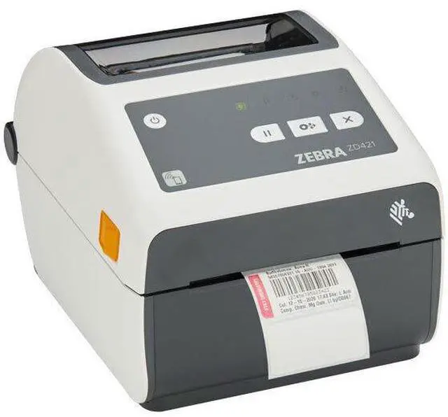 Alt view image 2 of 7 - Ze,bra ZD421 ZD4AH42-D01E00EZ Direct Thermal Label Healthcare Printer 203 dpi