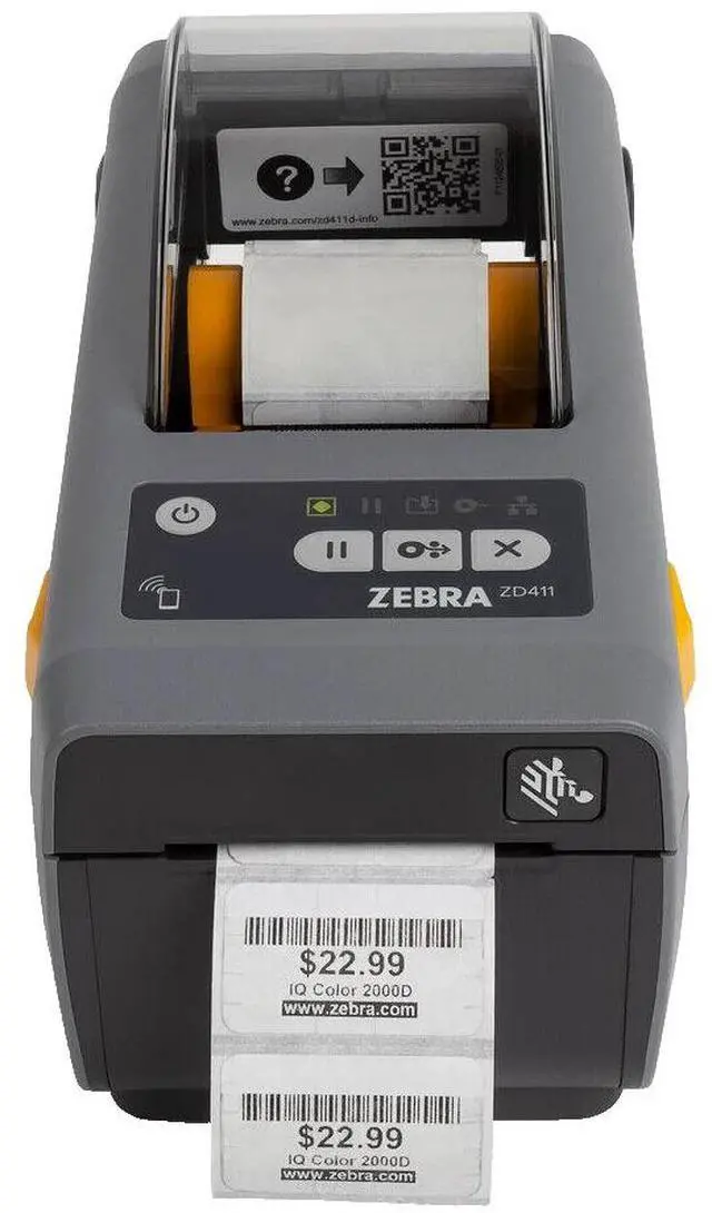 Alt view image 2 of 5 - Ze,bra ZD411d Direct Thermal Bar Code Label Printer USB 203 dpi - ZD4A022-D01M00EZ