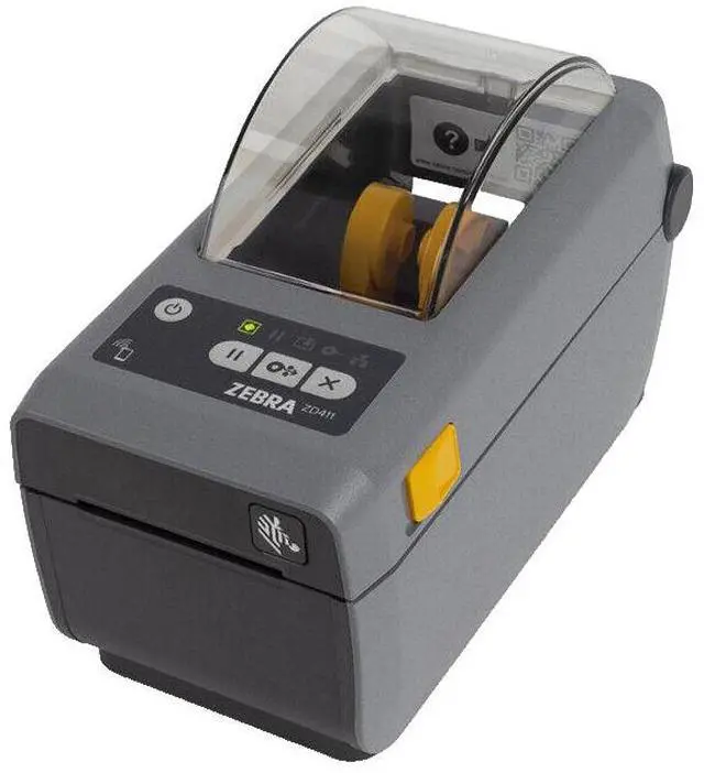 Alt view image 5 of 5 - Ze,bra ZD411d Direct Thermal Bar Code Label Printer USB 203 dpi - ZD4A022-D01M00EZ