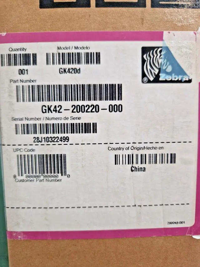 Alt view image 2 of 5 - Ze,bra GK420d - Compact Direct Thermal Label Printer DHL UPS GLS Royal
