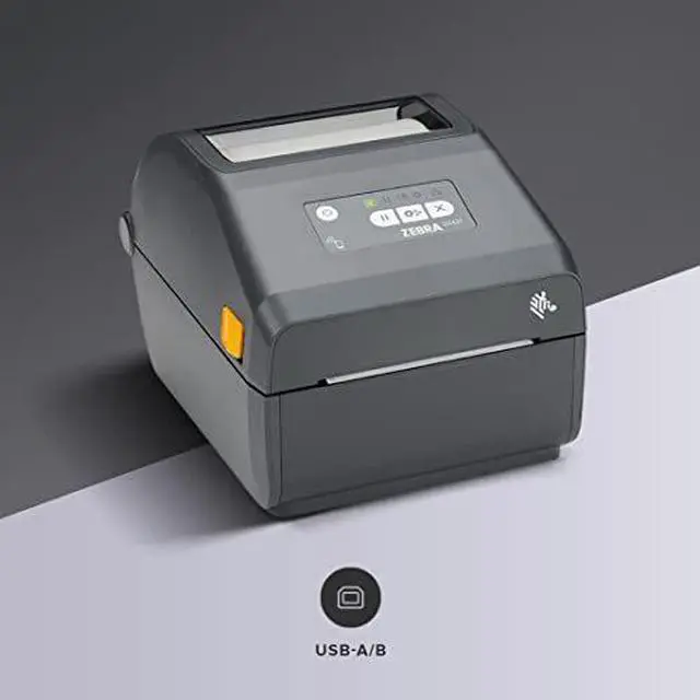 Alt view image 3 of 7 - Ze,bra ZD421 8UM760 Direct Thermal Printer