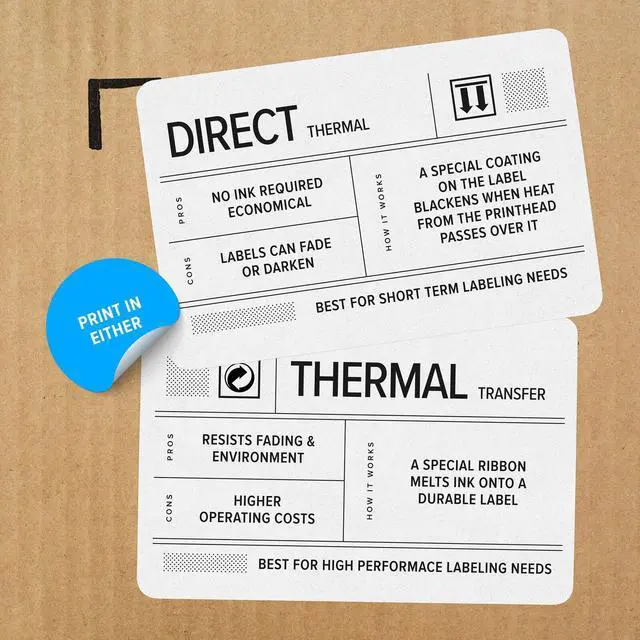 Alt view image 4 of 7 - Ze,bra ZD421 Direct Thermal Desktop Printer 203 dpi Width 4" USB ZD4A042-D01M00EZ