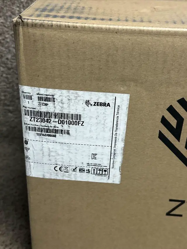 Alt view image 3 of 5 - Ze,bra ZT230 Thermal Label Printer ( ZT23042-D01000FZ ) Serial USB, Monochrome