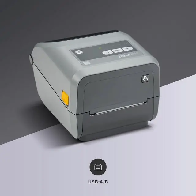 Alt view image 2 of 7 - Ze,bra ZD421 Thermal Transfer Desktop Printer - ZD4A042-C01M00EZ