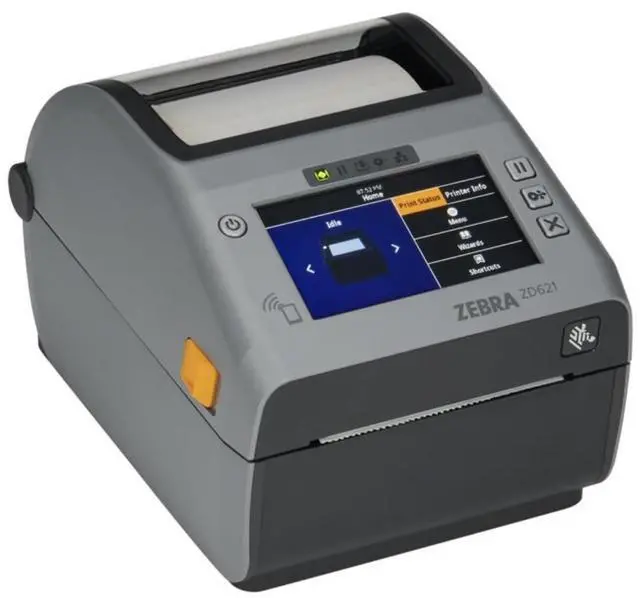 Alt view image 5 of 5 - Ze,bra ZD6A042-D2EF00EZ ZD621D 203dpi USB Host Ethernet BTL Cutter