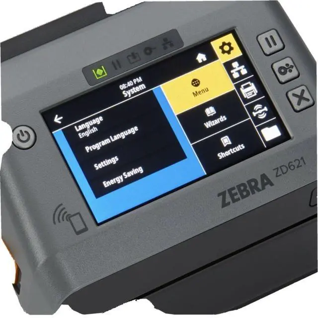 Alt view image 3 of 5 - Ze,bra ZD6A042-D2EF00EZ ZD621D 203dpi USB Host Ethernet BTL Cutter