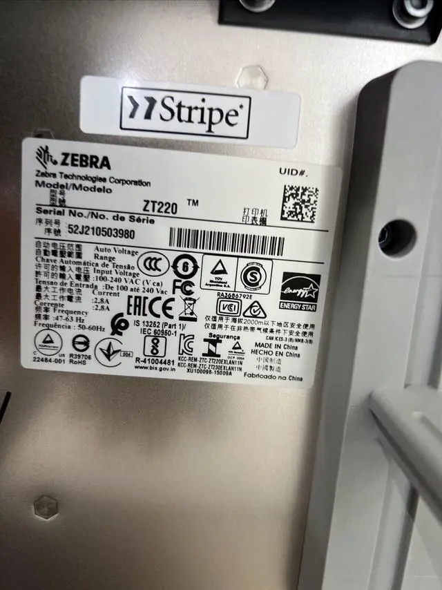 Alt view image 6 of 7 - Ze,bra ZT220 Direct Thermal Only Industrial Label Printer 4.09" Max Print Width