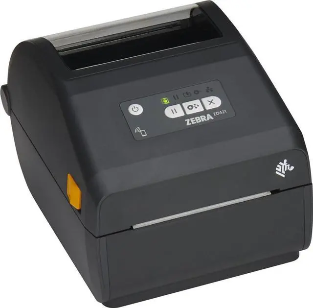 Alt view image 2 of 2 - Ze,bra ZD421 Direct Thermal Printer (ZD4A042-D0EE00EZ, ZD4A042-D01E00EZ )