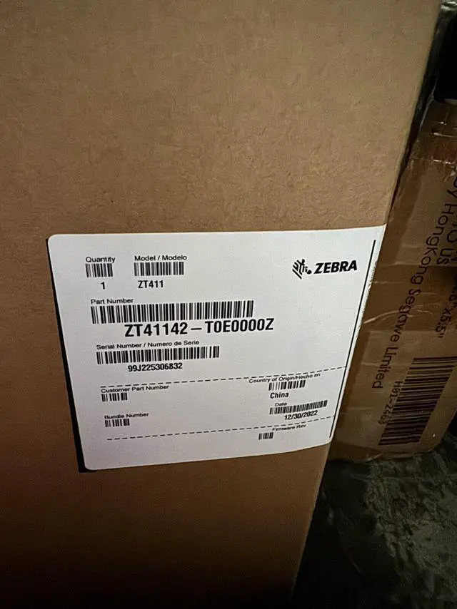 Alt view image 2 of 3 - Ze,bra ZT411 ZT41142-T410000Z Thermal Transfer Industrial Printer