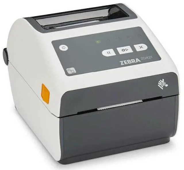 Alt view image 3 of 3 - Ze,bra ZD4AH42-D01E00EZ ZD421-HC Direct Thermal Label Receipt Printer USB BT NFC