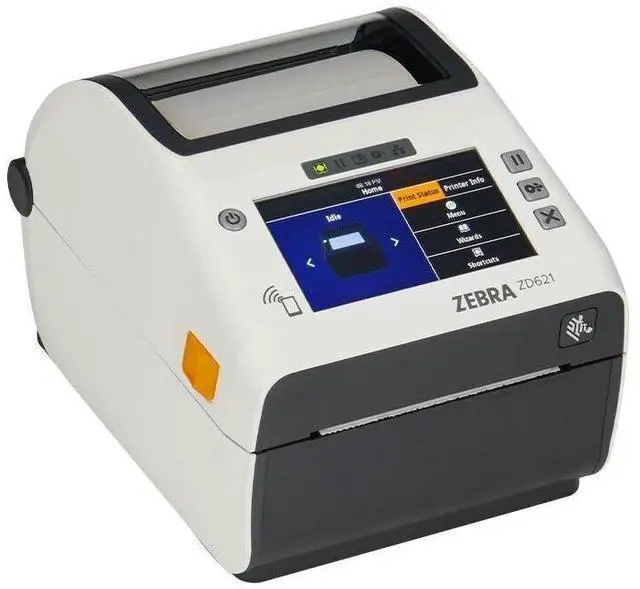 Alt view image 3 of 3 - Ze,bra ZD6AH42-D01F00EZ ZD621-HC Direct Thermal Label Receipt Printer USB BT NFC
