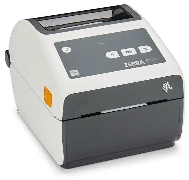 Alt view image 3 of 3 - Ze,bra ZD4AH42-C01E00EZ ZD421c-HC Desk Thermal Label Receipt Printer USB BT NFC
