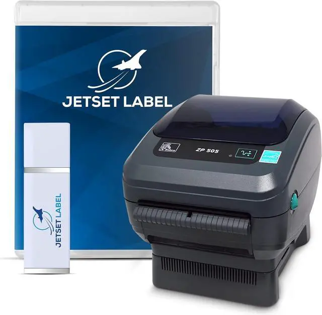 Alt view image 2 of 7 - Ze,bra Direct Thermal Bar Code Label Printer ZP505 | USB, Serial, Parallel | 203 DPI