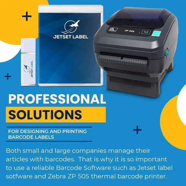 Alt view image 6 of 7 - Ze,bra Direct Thermal Bar Code Label Printer ZP505 | USB, Serial, Parallel | 203 DPI