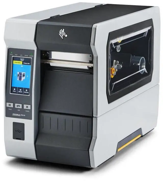 Alt view image 6 of 6 - Ze,bra ZT610 Thermal Label Printer 300 dpi Bluetooth Ethernet ZT61043-T010100Z