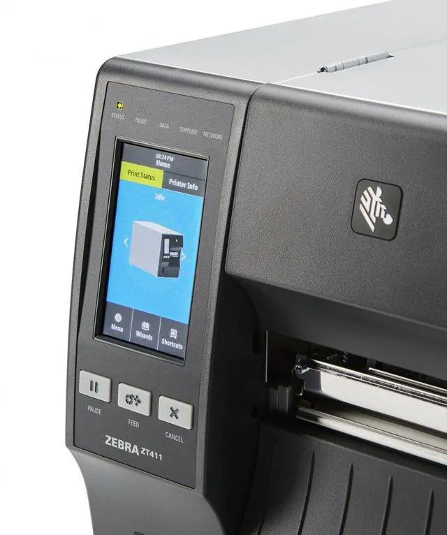Alt view image 4 of 6 - Ze,bra ET Label Printer ZT411 USB 2.0 LAN RS-232 114mm 203dpi