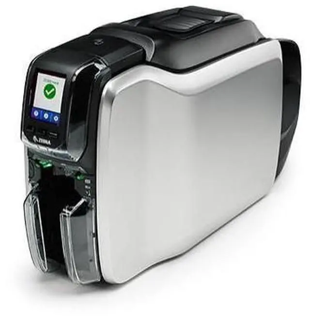 Alt view image 2 of 2 - Ze,bra ZC32-000C000EM00 Printer ZC300 Dual Sided UK/EU Cords, USB & Ethernet