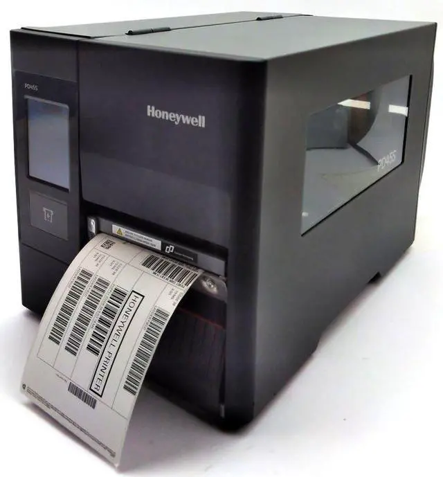 Alt view image 2 of 7 - Honey,well PD45S Industrial Label Printer Thermal Touch Display PD45S0F0010000200
