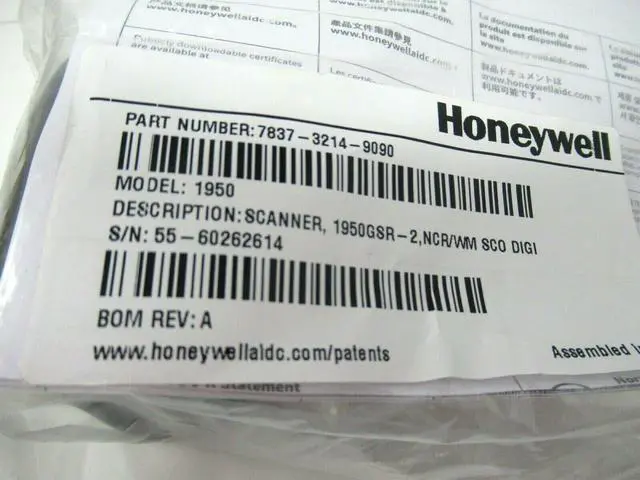 Alt view image 4 of 5 - Genuine Honey,well 7837-3214-9090 Bar,code Scan,ner 1950GSR-2