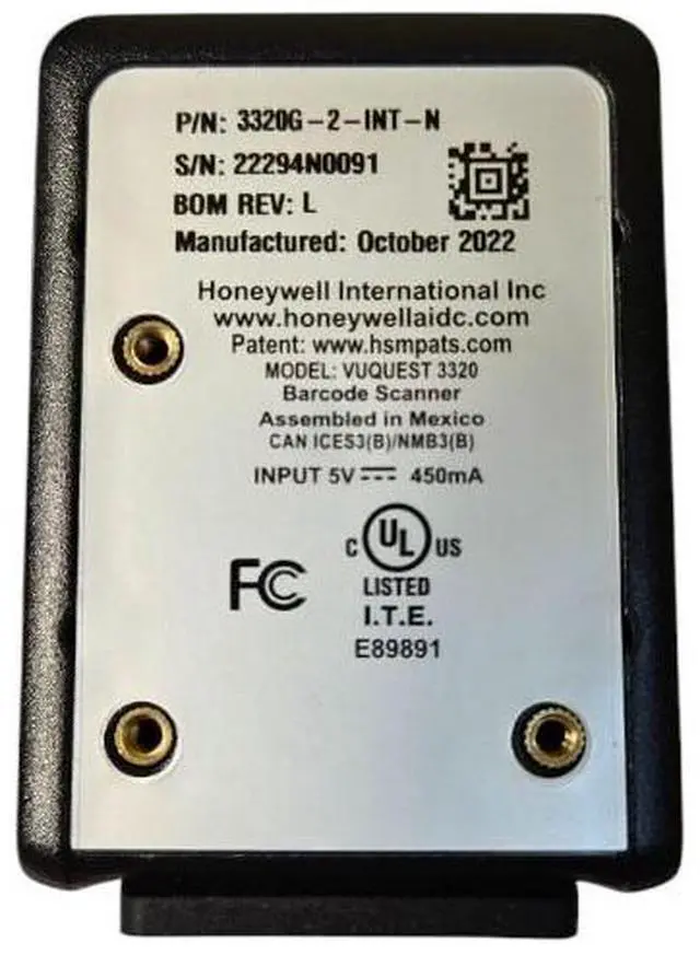Alt view image 3 of 5 - Honey,well 3320G-2USB-0-N Vuquest 3320G 2D USB Area-Imaging Bar,code Scan,ner Cable