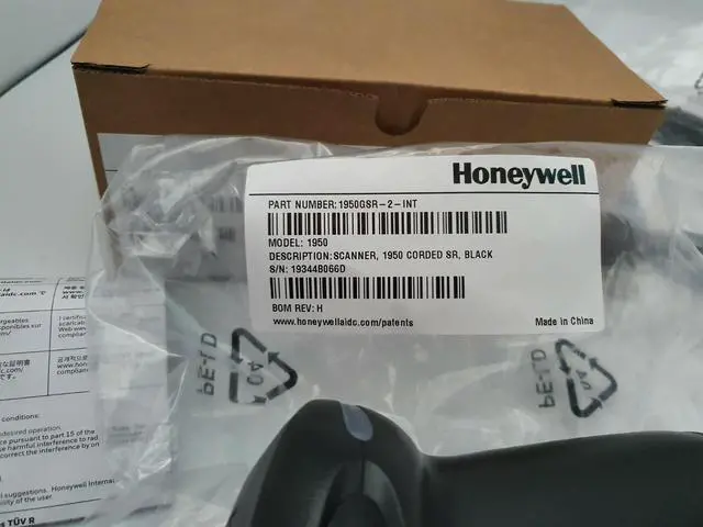 Alt view image 4 of 7 - Honey,well 1950GSR-2-INT 1950 Bar,code Scan,ner Corded Black with Stand and Cable