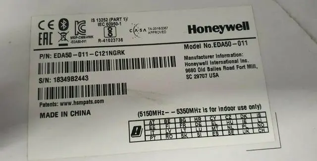Alt view image 3 of 4 - Honey,well ScanPal EDA50-011-C121NGRK 1D 2D Bar,code Scan,ner PDA Android 7.1.1