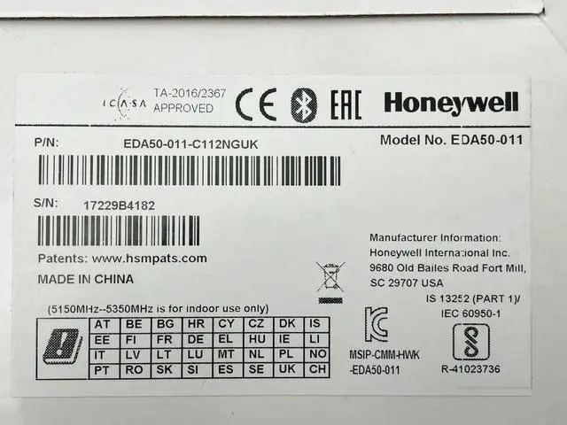 Alt view image 4 of 7 - Honey,well ScanPal EDA50-011-C112NGUK Scan,ner Android 7.1 GMS 2D BT4 WLAN