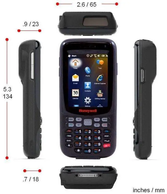 Alt view image 4 of 7 - Honey,well 6000 Honey,well Dolphin 6000 Mobile Computer Scan,ner 6000EW1-GC111SC1