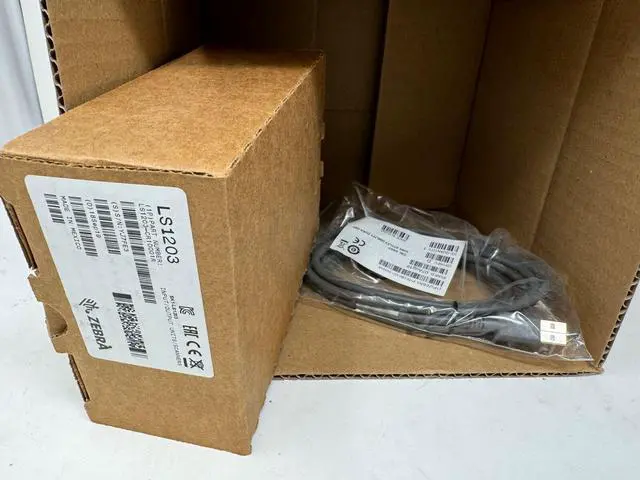 Alt view image 3 of 7 - Ze,bra Motor,ola Sym,bol LS1203-CR10001R Bar,code LASER Scan,ner w USB Cable