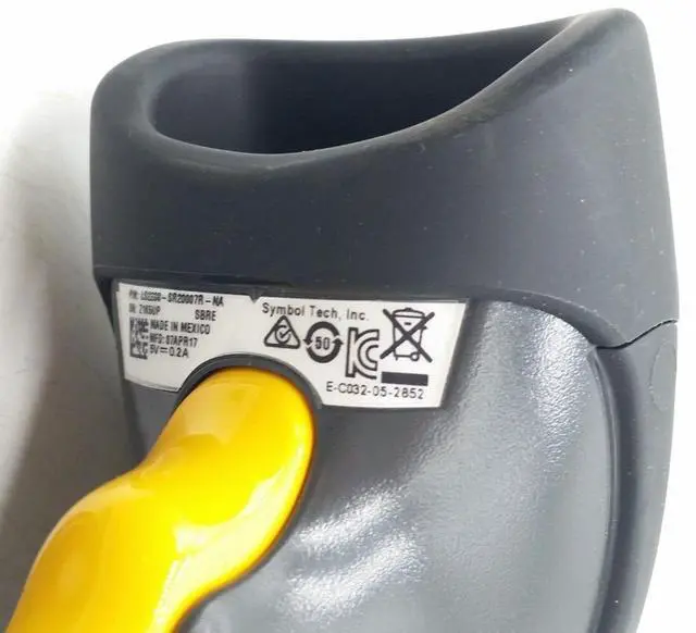 Alt view image 4 of 7 - Ze,bra Sym,bol LS2208-Sr20007R-NA Bar,code Scan,ner With Cable & Stand