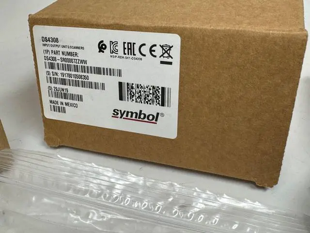 Alt view image 6 of 7 - Motor,ola Ze,bra Sym,bol Bar,code Scan,ner DS4308-SR00007ZZWW 1D 2D w USB Cable