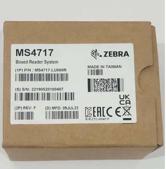 Alt view image 6 of 6 - Ze,bra MS4717 Bar,code Reader Imager Scan,ner Kiosks Fixed Mount MS4717-LU000R