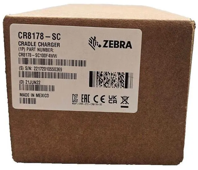 Alt view image 3 of 7 - Ze,bra CR8178-SC Bar,code Scan,ner Charging Dock Base For DS8178 DS8178-HC